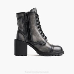 Frauen Thursday Boots Distressed-Grau Rebell Schuhe T6D6406