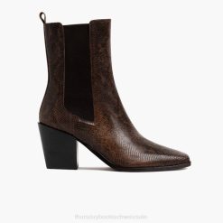 Frauen Thursday Boots Schokoladenschlangenmuster Soho Schuhe T6D6426