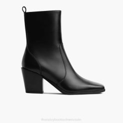 Frauen Thursday Boots Schwarz Soho-Reißverschluss Schuhe T6D6429