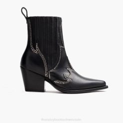Frauen Thursday Boots Schwarz Symbol Schuhe T6D6438