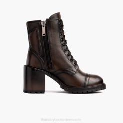 Frauen Thursday Boots schwarzer Kaffee Rebell Schuhe T6D6407