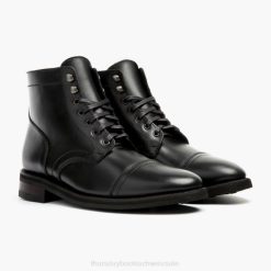 Männer Thursday Boots Schwarz Kapitän Schuhe T6D611
