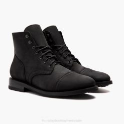 Männer Thursday Boots schwarz matt Kapitän Schuhe T6D62