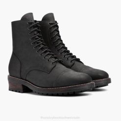 Männer Thursday Boots schwarz matt Logger Schuhe T6D699